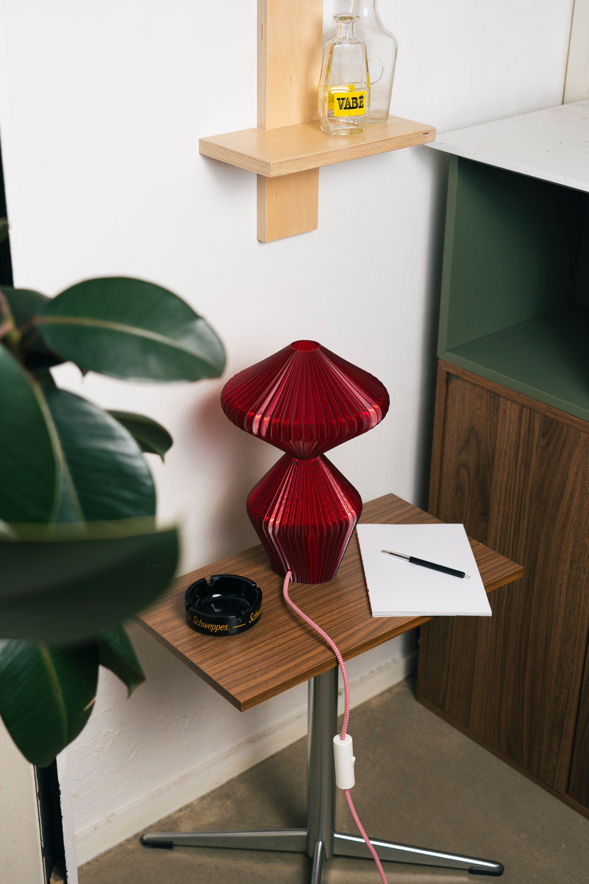 Lampe Marie-Lee Translucide - Bordeaux