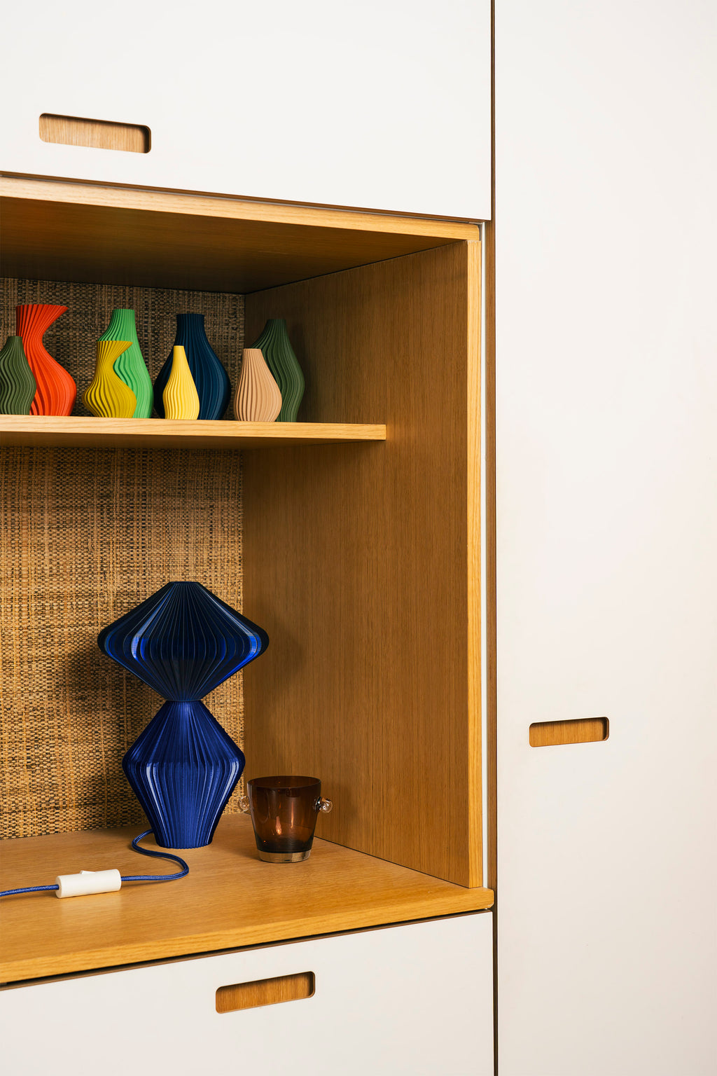 Lampe Marie-Lee Translucide - Bleu nuit