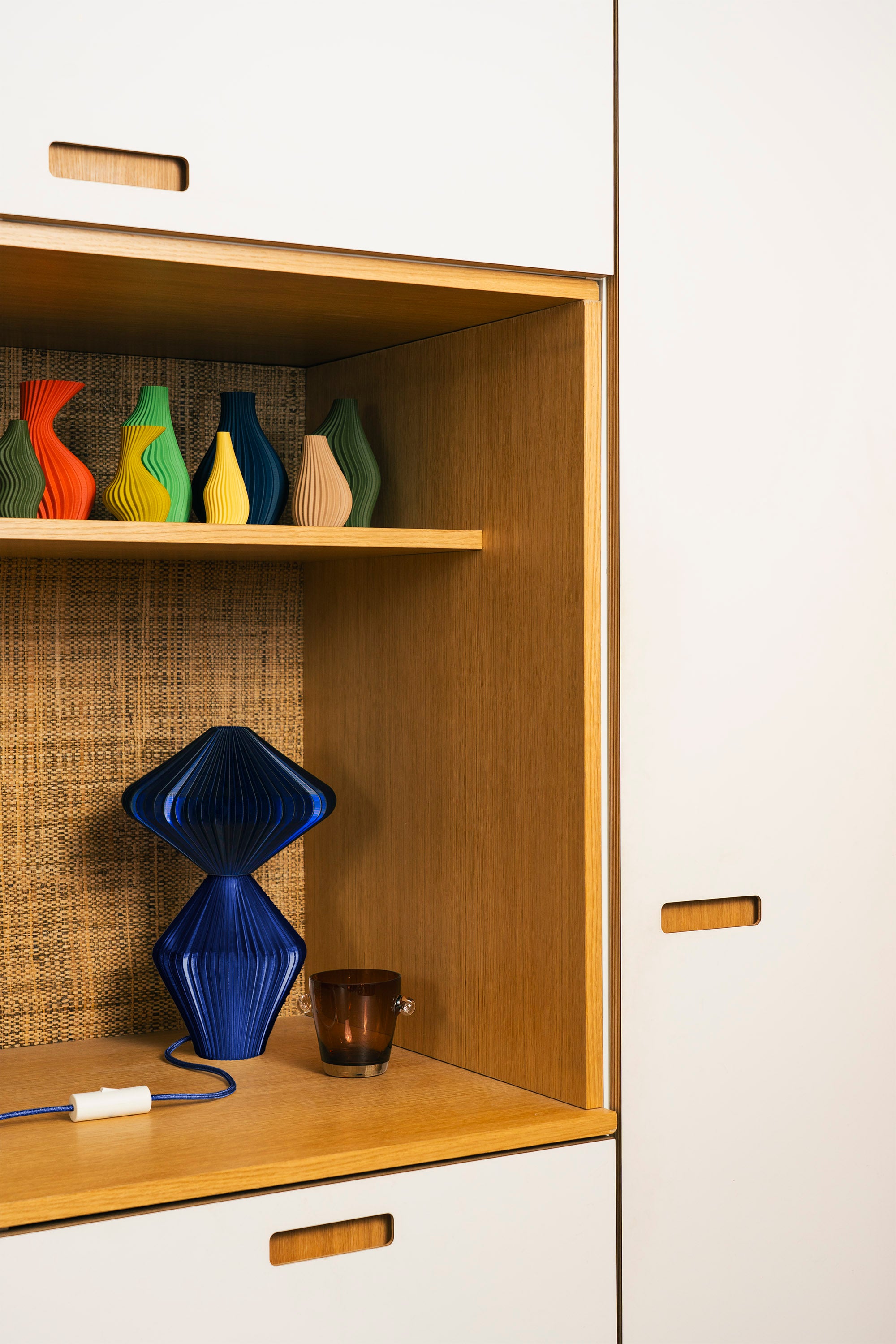 Lampe Marie-Lee Translucide - Bleu nuit