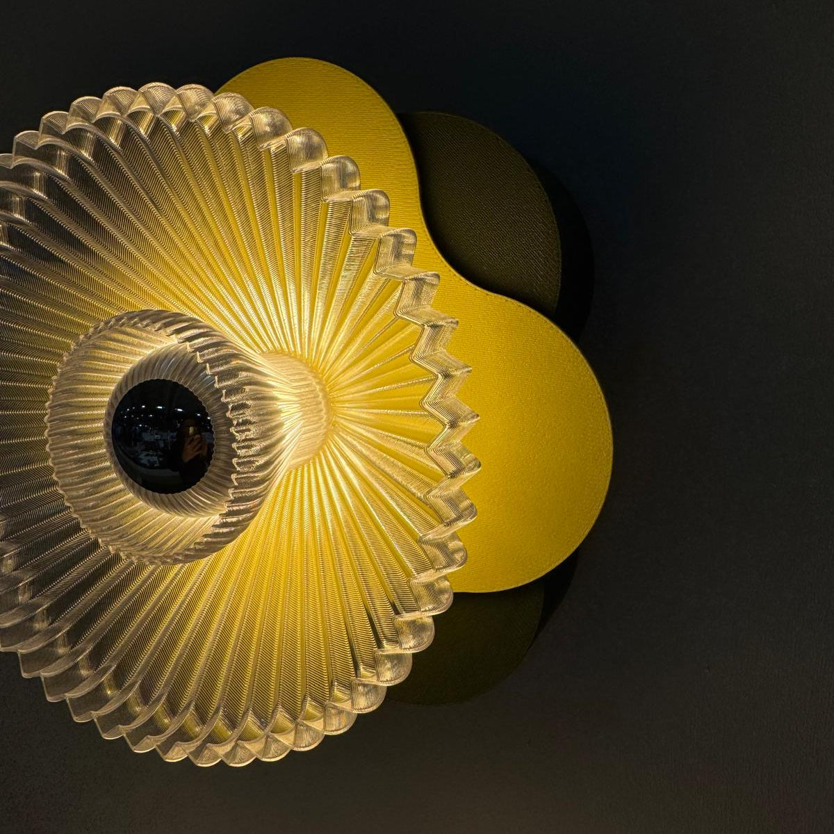 Grand Fleuron kaki clair et lilas