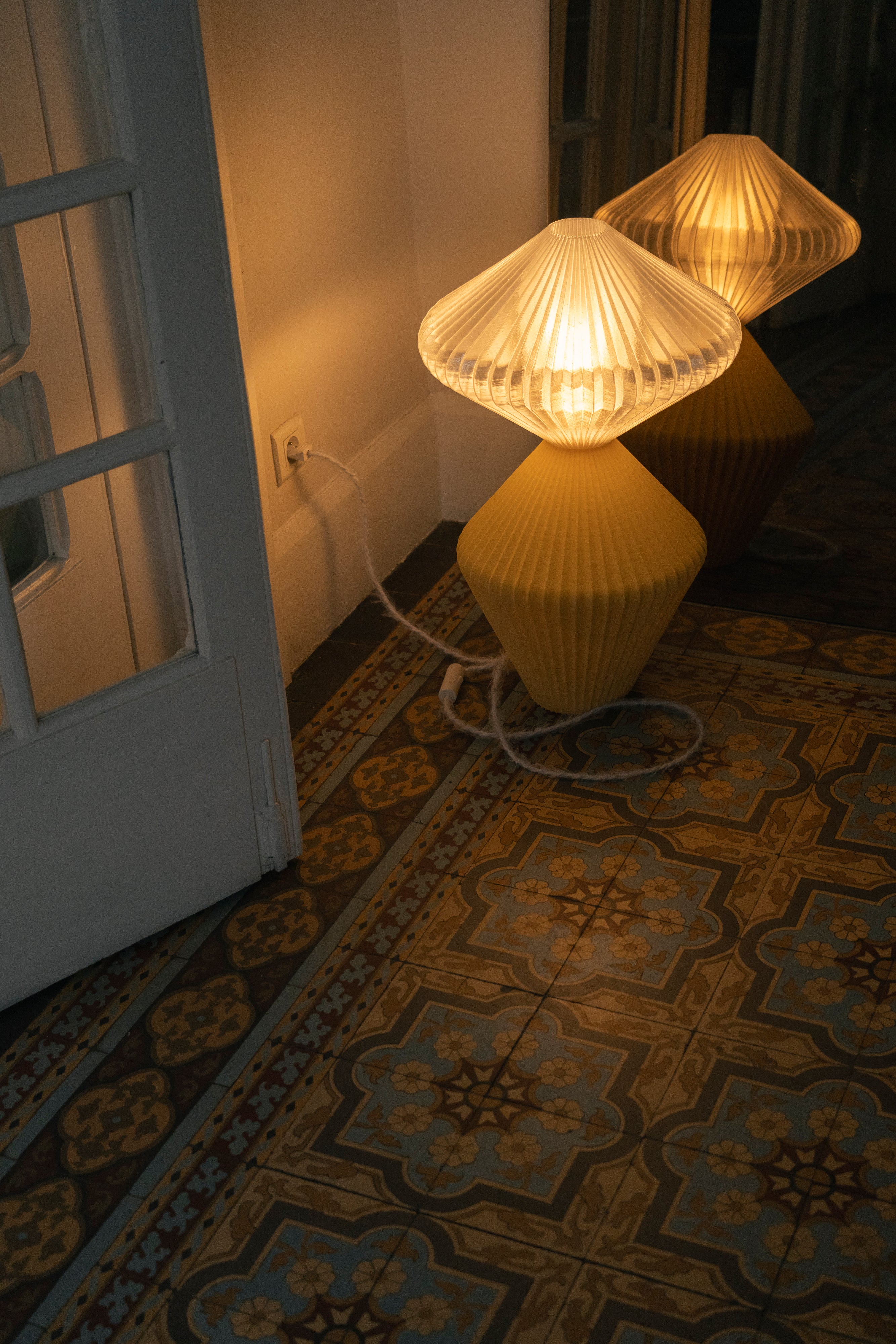 Lampe Marie-Lee - Jaune pâle