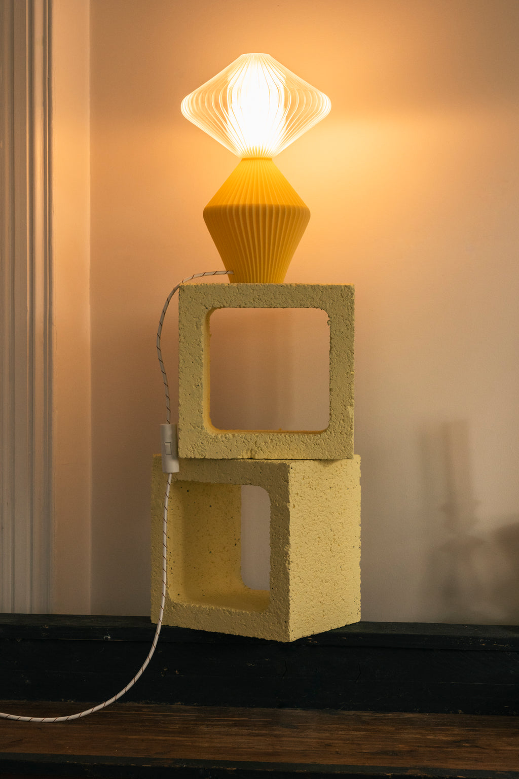 Lampe Marie-Lee - Jaune pâle