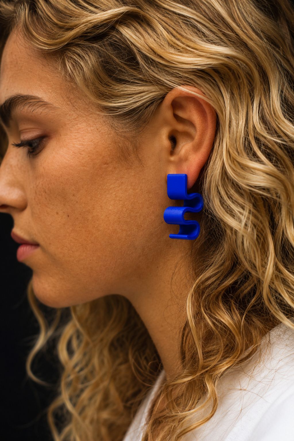 Boucles d’Oreilles - Bleu Klein